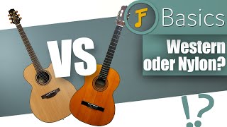 Westerngitarre vs Konzertgitarre  Welche Gitarre kaufen  Jamflix [upl. by Llesig281]