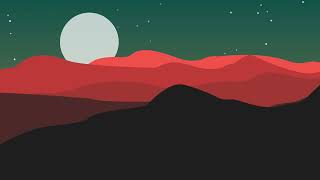 Vector Mountains Animation  Free Background Animation [upl. by Ariaj427]