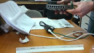 Ubiquiti LiteBeam M5  Plugging In Cables Part 3 [upl. by Ivey236]