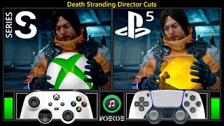 Death Stranding Xbox Series S vs PlayStation 5 Gameplay Comparison [upl. by Bobby]