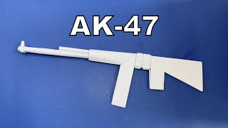 Wapens Vouwen Makkelijk  Hoe maak je een Paper Gun Kalashnikov AK47 GTA 6  Pistool Vouwen [upl. by Nosiaj]