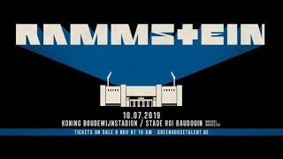 Rammstein Deutschland First Time Ever In Belgium Live Brussels 2019 Full HD1080 [upl. by Chuipek]