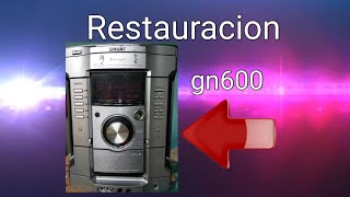 Restauracion de minicomponente Sony MHC GN600 [upl. by Dalia225]