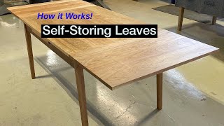 Walkaround of Extension Table with SelfStoring Leaves [upl. by Tadashi159]