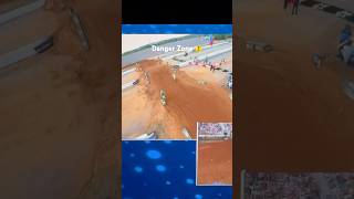 Haiden Deegan hops right past Levi Kitchen 😅 charlottemotorspeedway supermotocross 2024 [upl. by Coe778]