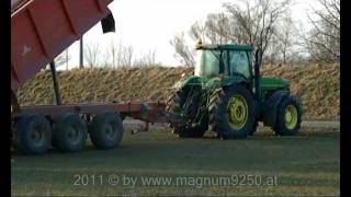 John Deere 8200 amp Annaburger HTS 2912 mit John Deere 6630 Nerez XPI 2500 [upl. by Moise]