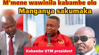 Kabambe Wawina ndi President wa UTM pano ndipo olo Manganya sakanamaka [upl. by Hacim]