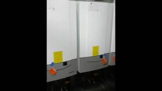 Remeha boiler fault  quinta 85  cracked door  commercial boiler [upl. by Joliet]