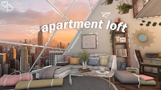 Bloxburg Apartment Loft  Speedbuild No Transform Gamepass [upl. by Sorodoeht417]