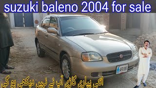 Beautiful suzuki baleno 2004 detailed review  used cars price [upl. by Rudie721]