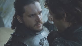 Jon Snow se reencuentra con Theon Greyjoy  Juego de Tronos Español HD [upl. by Tamah]