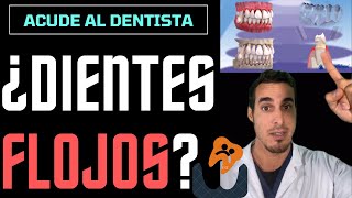 🚨DIENTES FLOJOS  Si tienes MOVILIDAD DENTAL deberías acudir al dentista [upl. by Waneta]