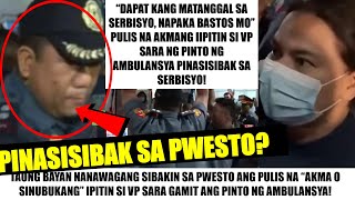 Matapos LUMABAS ang EBIDENSYA PULIS na SINUBUKANG IPITIN si VP SARA PINASISIBAK NA sa PWESTO [upl. by Akimak106]