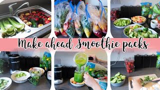 REUPLOAD  5 make ahead frozen Smoothie recipes  easy meal prep ideas  make ahead smoothie packs [upl. by Sebastian115]