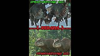 Edmontosaurus VS Tyrannosaurus [upl. by Aivun]