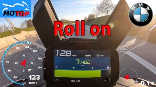 BMW C400X 2023  ROLL ON  GPS [upl. by Eelrehpotsirhc]