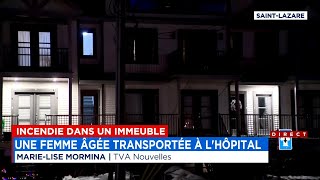 SaintLazare un incendie envoie une octogénaire à l’hôpital et met quatre personnes à la rue  Expl [upl. by Aizatsana]