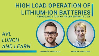 High load operation of lithiumion batteries  A modeling study of an LFP graphite cell [upl. by Pilif]