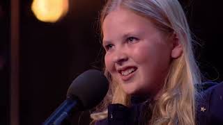 BGT  A Young Shy Girl Walks On Stage but her voice makes judges get goosebumps Britains got talent [upl. by Brindell]