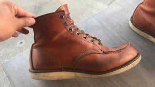 Red Wing 10875 6” Moc Toe Oroiginal 2 Year Update [upl. by Melody275]