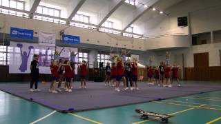 JNS CHEERLEADERS  SPIRIT 2013  Theme cheer show peewees The Simpsons [upl. by Haff]