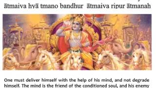 Bhagavad Gita Chapter 6  Verse 5 [upl. by Vokay972]