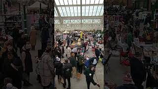 Tynemouth station flea market on a December Sunday [upl. by Odnalor]