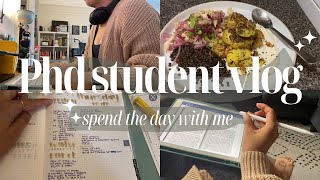 PhD student life  chatty vlog on dissertation topic comps and lots of reading [upl. by Siramaj701]