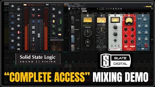 Slate Digital amp Solid State Logic Plugins Mixing Demo [upl. by Idnal347]