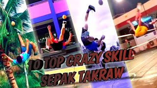 10 CRAZY SKILL SEPAK TAKRAW  VIDEOS FROM TIKTOK AND INSTAGRAM [upl. by Llezom]