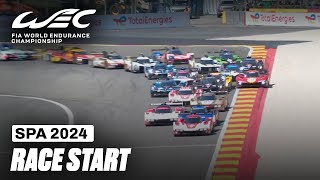 Race Start and First Minutes I 2024 TotalEnergies 6 Hours of Spa I FIA WEC [upl. by Gross]