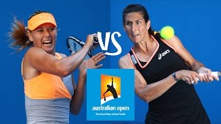 Sharapova vs Razzano  2011 Australian Open Highlights [upl. by Nnayr]