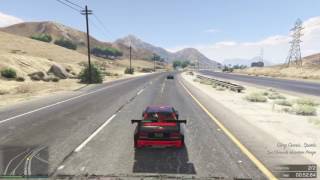 GTA 5 Top Speed Drag Race Lampadati Tropos Rallye vs Obey Omnis [upl. by Constanta]