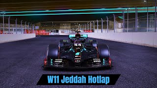 Mercedes W11 Jeddah Onboard [upl. by Flanigan]