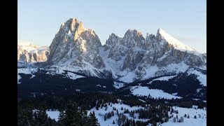 Skiing Seiser Alm  Ortisei Dolomites  Italy 012019 [upl. by Nona521]