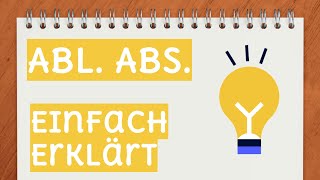 Latein erklärt  ABL ABS ABLATIVUS ABSOLUTUS in 7 MINUTEN erklärt [upl. by Libbi443]