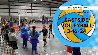 Eastside Volleyball Club  Koehler 13A vs Southern Ohio VC  Set 1 3162024 [upl. by Alwyn]