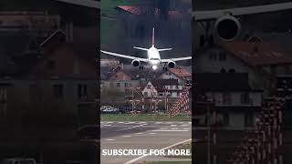 Nose Dive in Storm Aborted Landing at Zurich Airport [upl. by Oskar824]