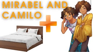 MIRABEL and CAMILO  BED    ENCANTO ANIMATION  PIXAR [upl. by Iznil297]