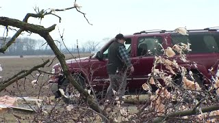 Severe storms leave behind heavy damage across central Ohio [upl. by Eilama]