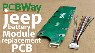 Jeep EV Battery Module retrofit for DIY use  PCBWay [upl. by Alimak]