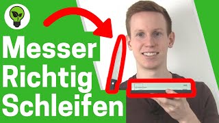 Messer Schleifen mit Schleifstein ✅ ULTIMATIVE ANLEITUNG Wie Koch und Küchenmesser Schärfen [upl. by Edrei]