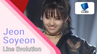 Produce 101 Jeon Soyeon  Line Evolution [upl. by Angelia903]