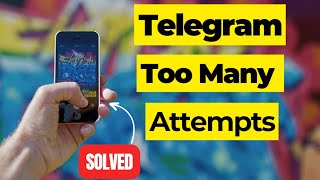 Telegram too many attempts in iPhone  how to fix [upl. by Ury48]