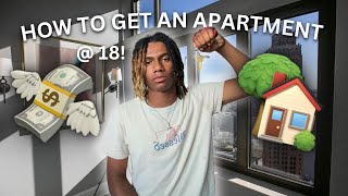 HOW TO GET YOUR FIRST APARTMENT  how i moved out at 18 tips amp budgeting [upl. by Eirrehs]