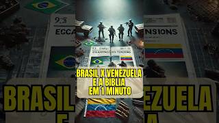 EXTRA Guerra  Brasil x Venezuela e a Bíblia em 1 Minuto apocalipse biblia Brasil venezuela [upl. by Darci465]