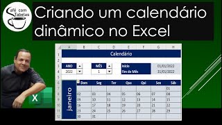 Excel  Calendário Dinâmico com Função SE [upl. by Muriel]