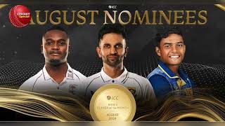 Dunith Wellalage Harshitha Samarawickrama Crowned ICC Players Of The Month For August [upl. by Calvano]