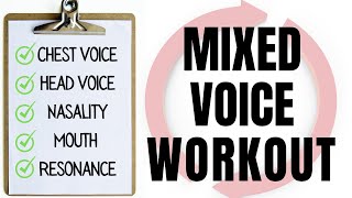 Daily MIXED VOICE Vocal Exercises for Guys [upl. by Apps200]