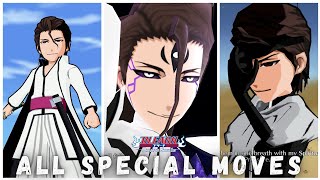 All Aizen Special Moves Bleach Brave Souls [upl. by Burdett942]